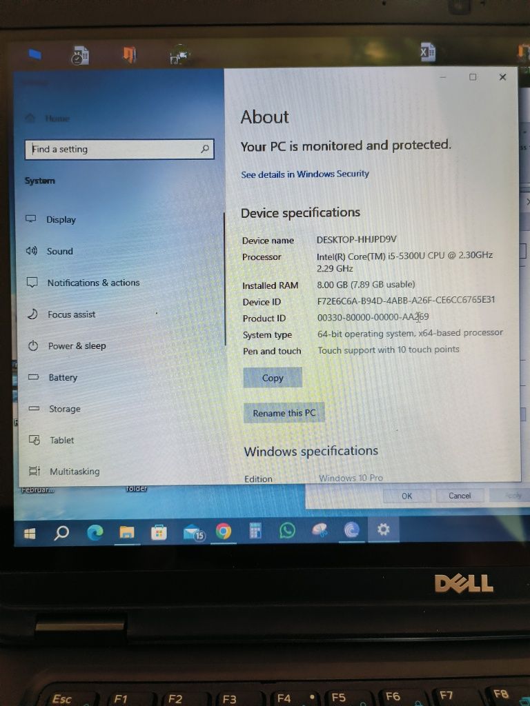 Laptop Dell E5450