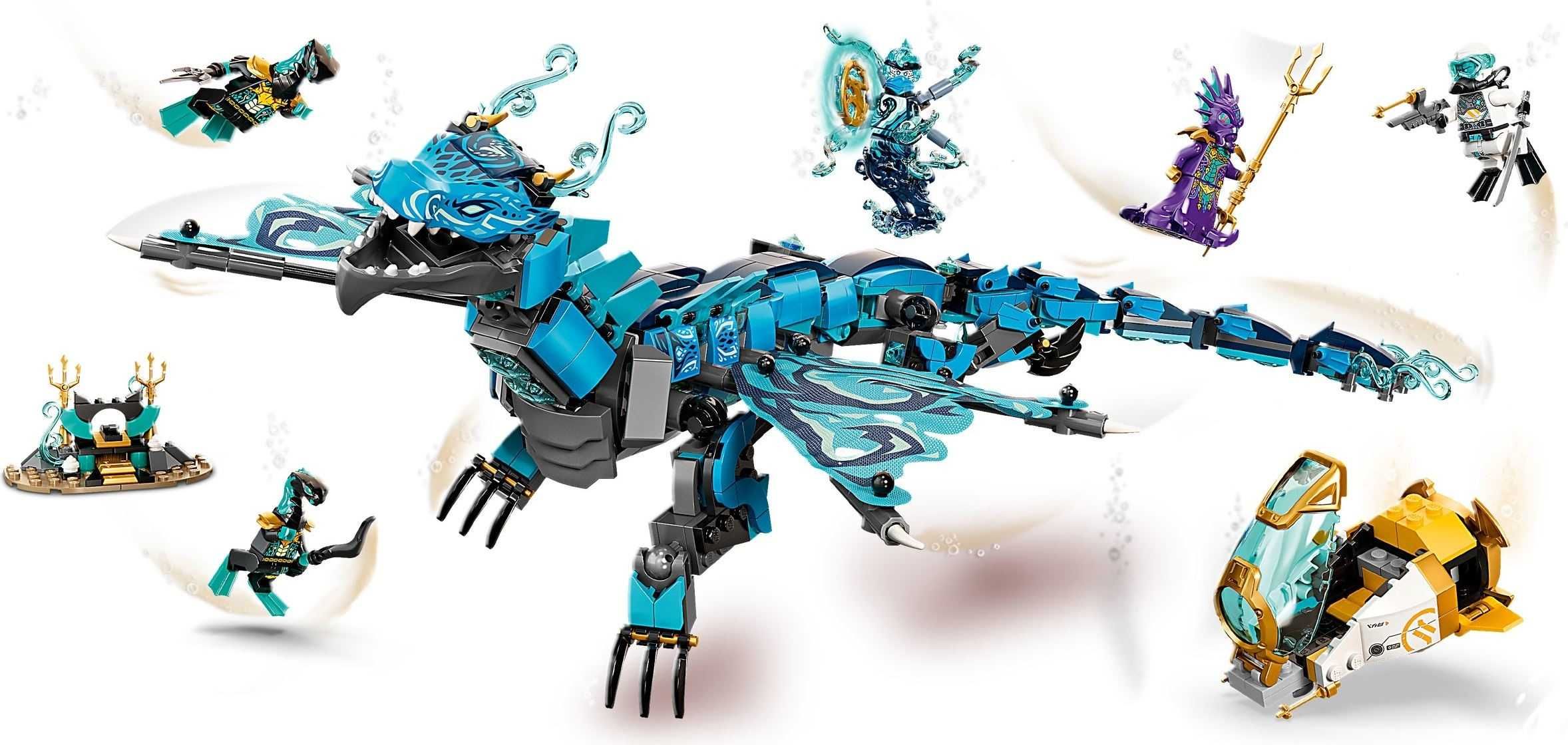 LEGO Ninjago 71754 - Dragon de apă - NOU sigilat