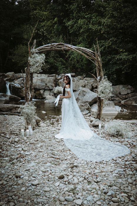 Булчинска рокля Atelier Sposa размер S + воал