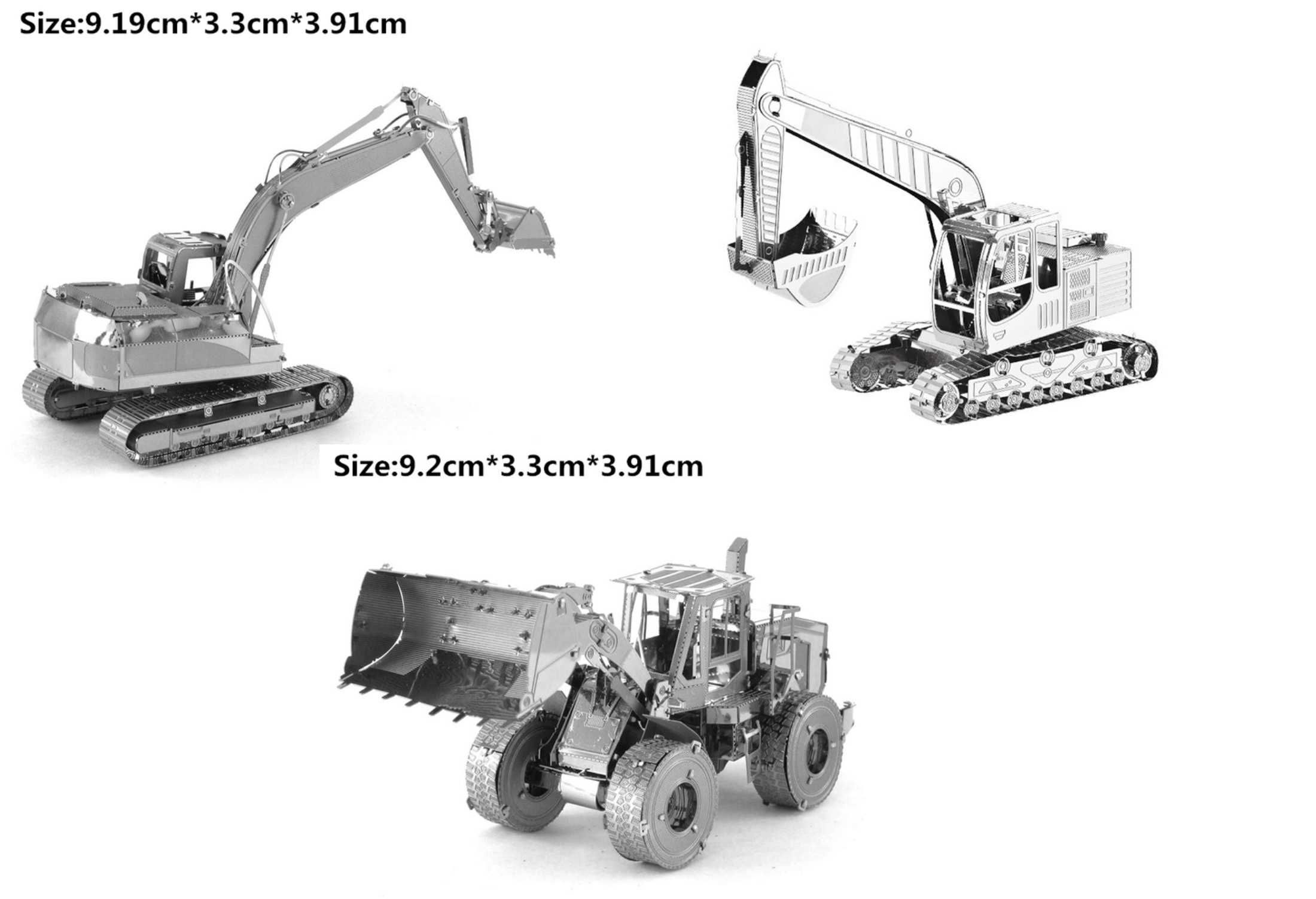 Colectie Puzzle Metalic 3D pentru Adulti -Categoria Utilaj Constructii