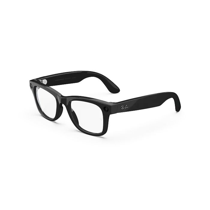 Ray-Ban Meta Wayfarer Shiny Black / Clear