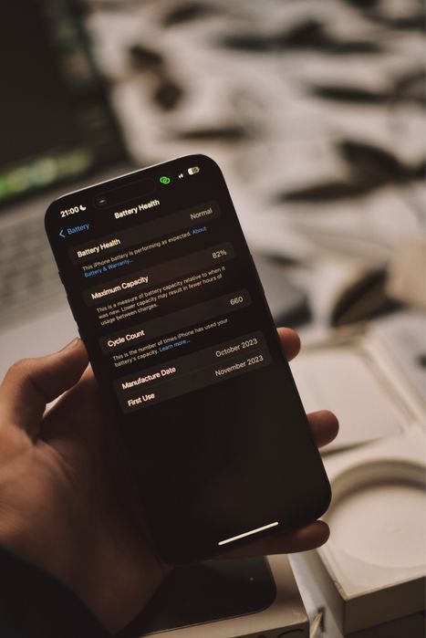 iPhone 15 Pro Max 256gb Black titanium