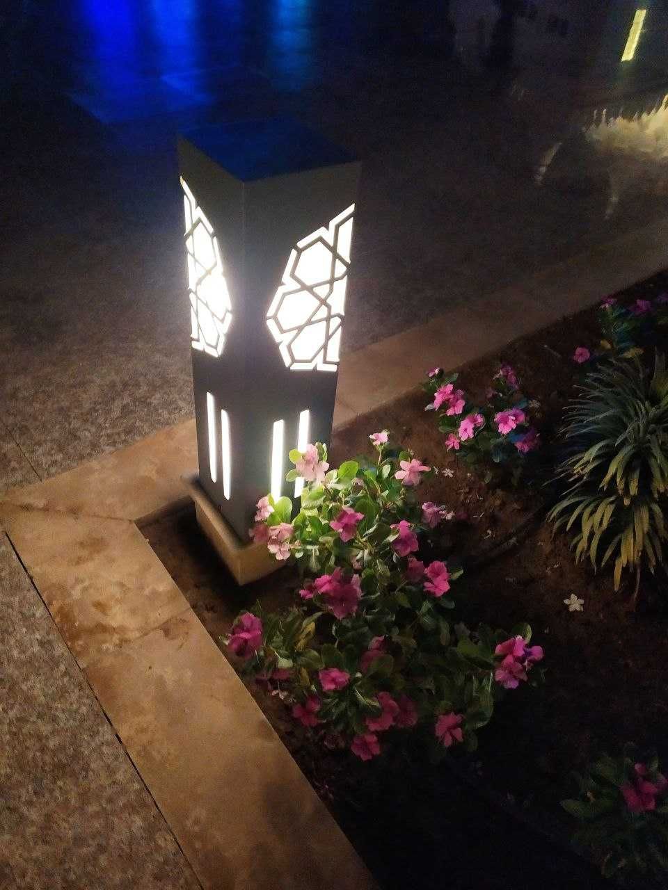 Садовые и уличные фонары и светильники