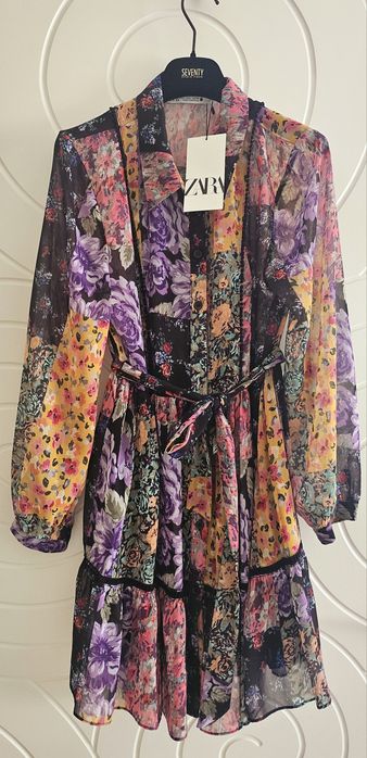 Многоцветна рокля "ZARA"