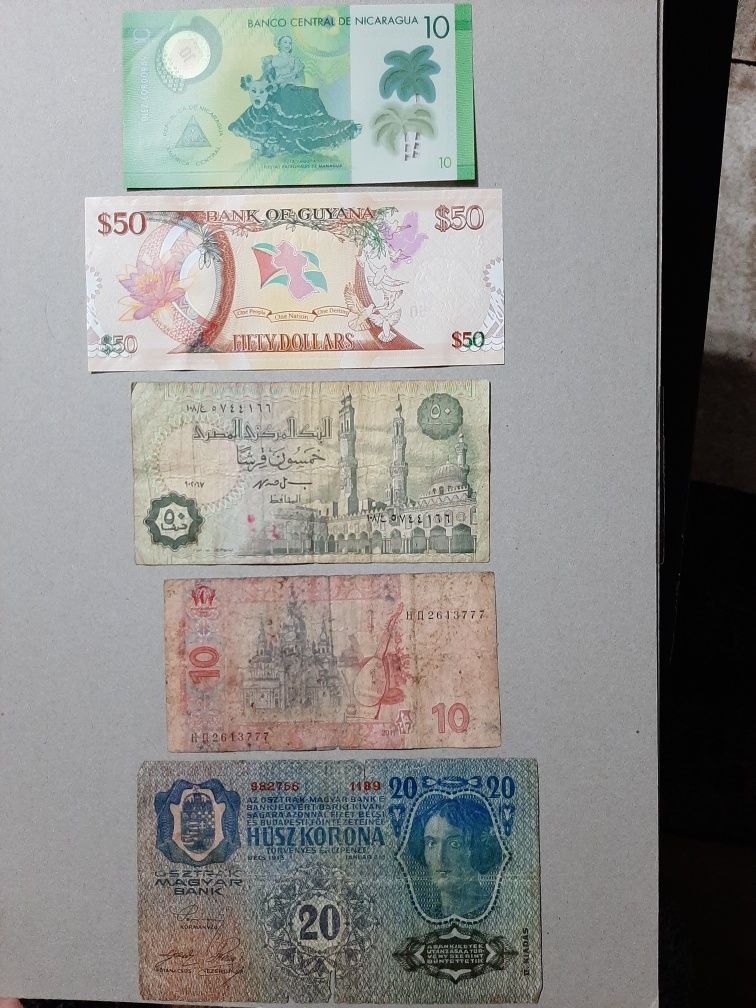 Bancnote din diferite țări