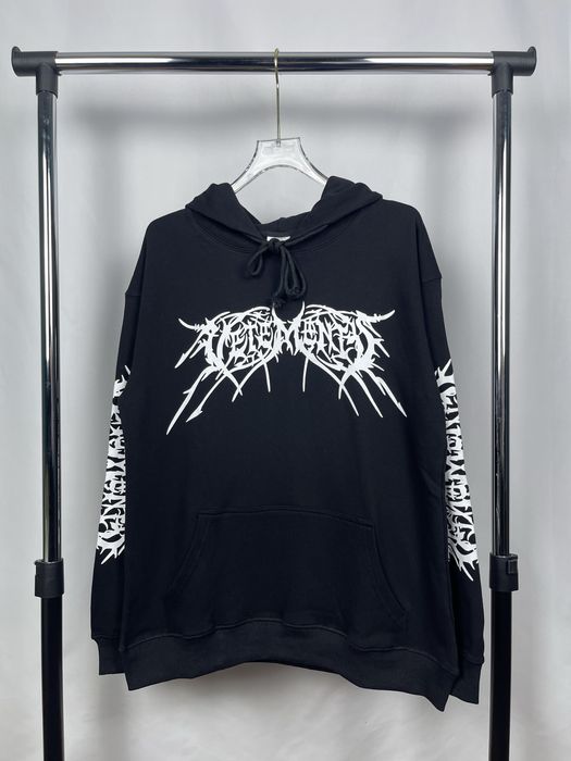 Vetements Black “Punk Love” Hoodie |  Hanorac Vetements