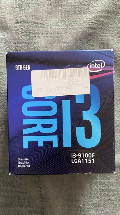 Vand procesor Intel I3 9100F