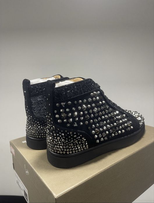 Christian Louboutin High Black Suede