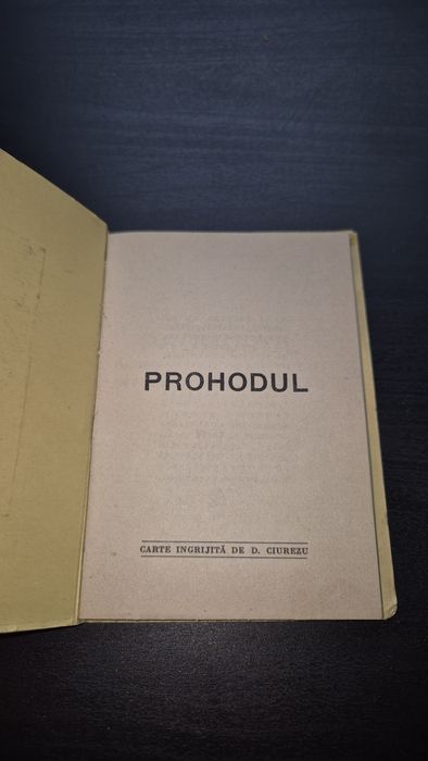 Carte veche religie teologie Prohodul anii 40