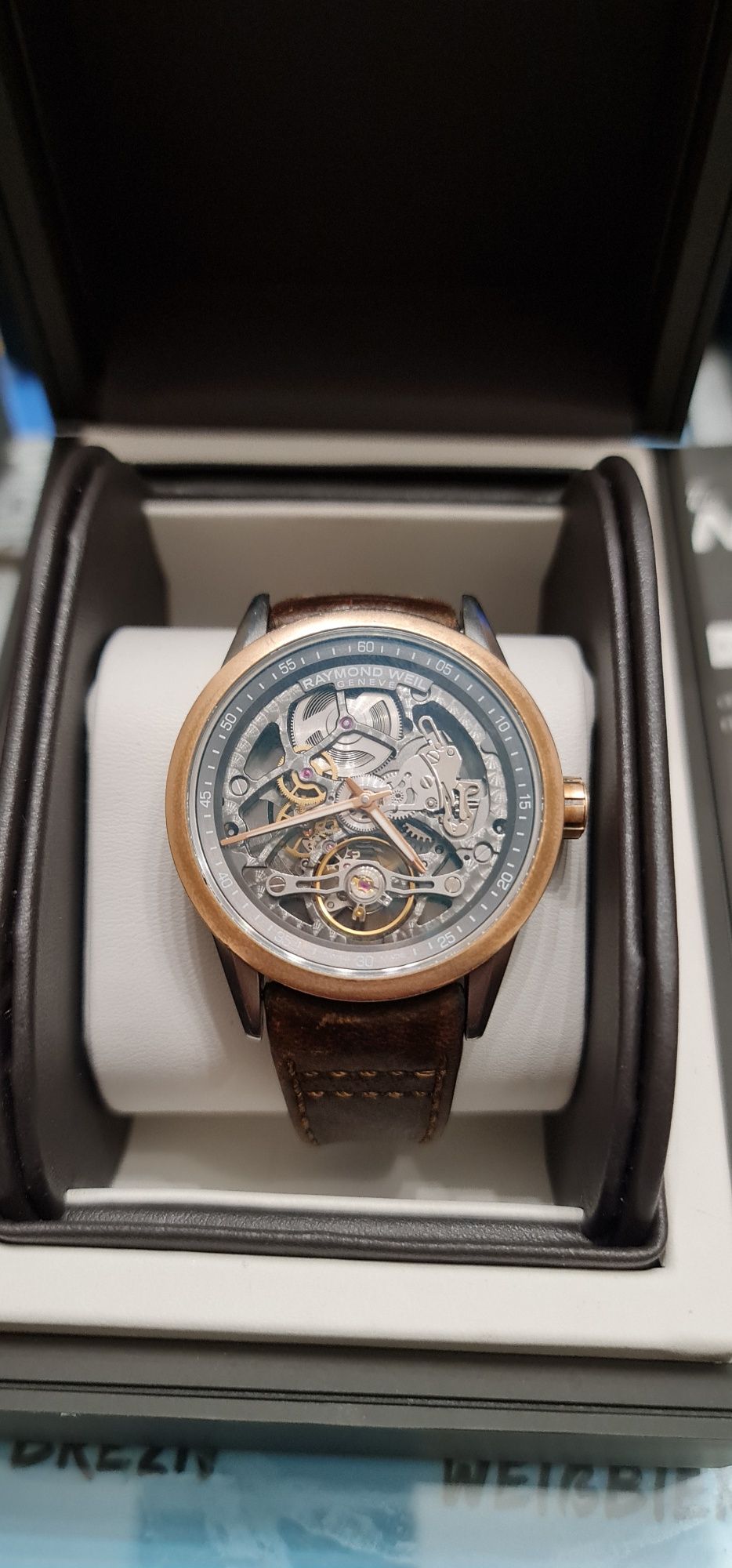 Raymond Weil мъжко часовник Freelancer Skeleton