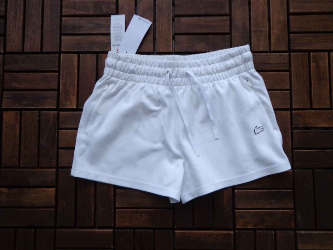 Дамски спортни шорти Lacoste White short размери 34-38