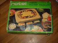 Продавам малка фурна с 6 броя малки тиганчета Raclette-Ofen - Rotel-