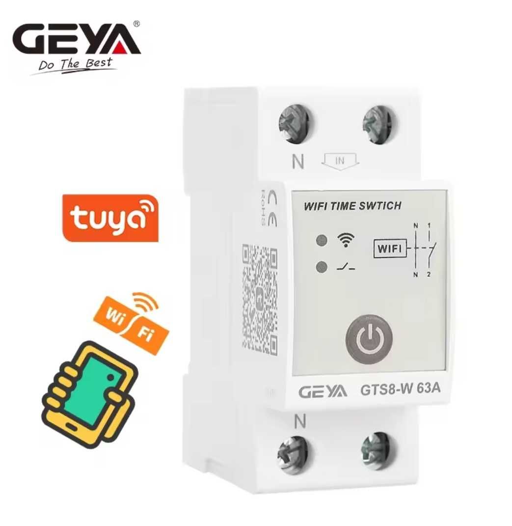 WiFi Smart превключвател 40А