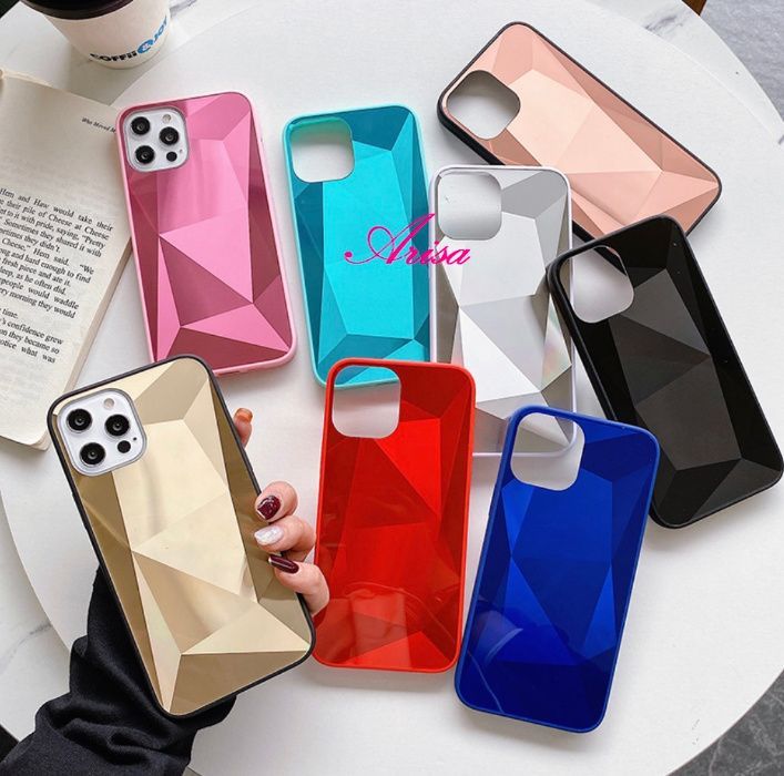 Husa tip oglinda , model Prism iPhone 12 , 12 Mini, 12 Pro, 12 Pro Max