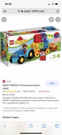 LEGO® DUPLO® Primul meu tractor 10615