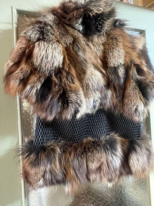 Елек естествен косъм лисица