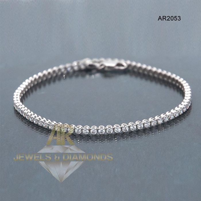 Bratara Aur 14 K model Tennis unisex ARJEWELS (AR2153)