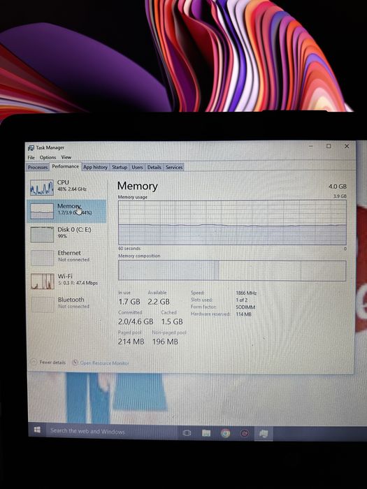 Laptop HP notebook 15-bw010nq