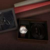 Подаръчен комплект Колан с часовник