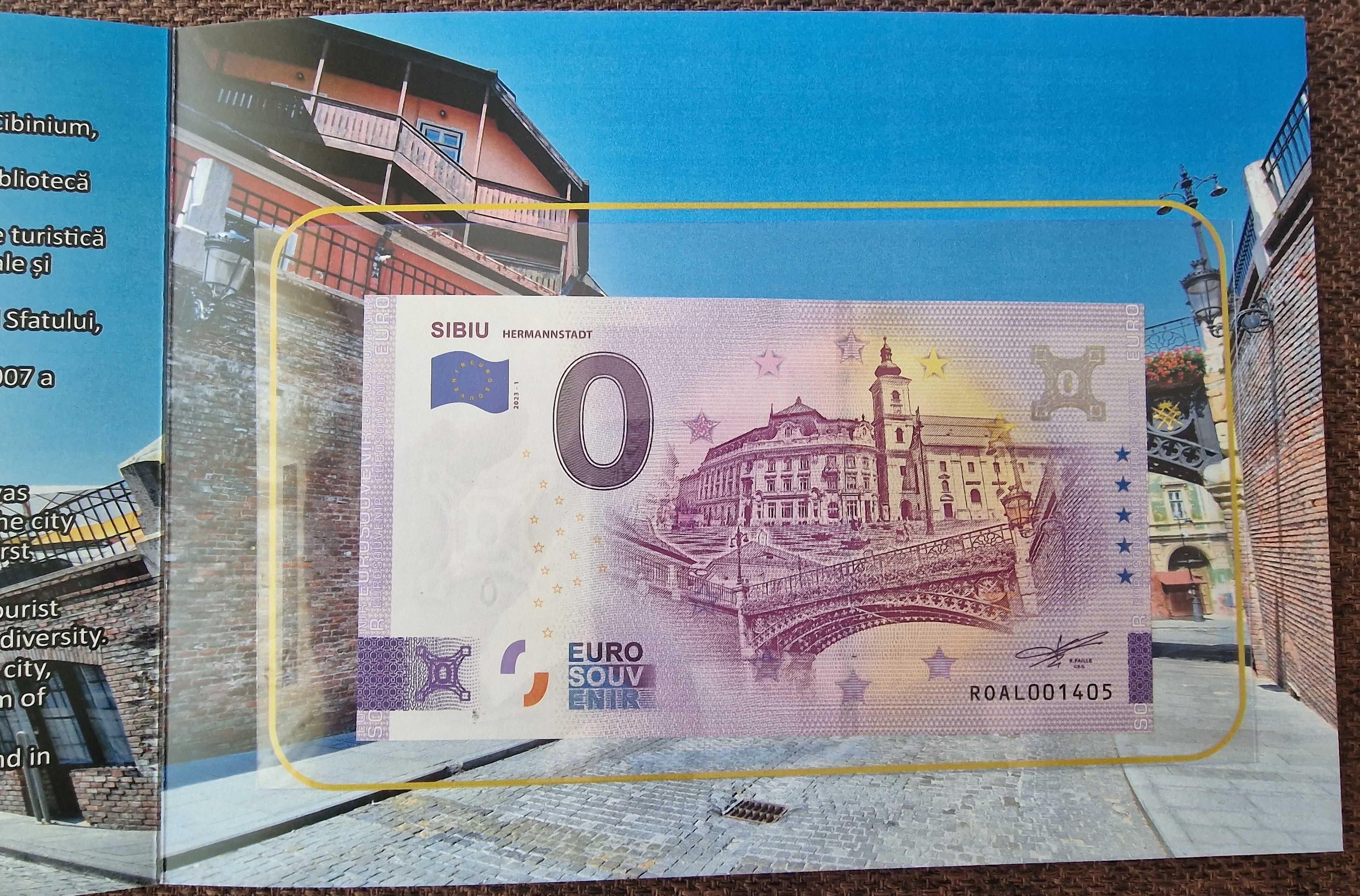 Bancnote suvenir de 0 euro România, 2023