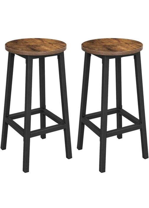 Scaune de bar stil industrial Vasagle, 32x65 cm