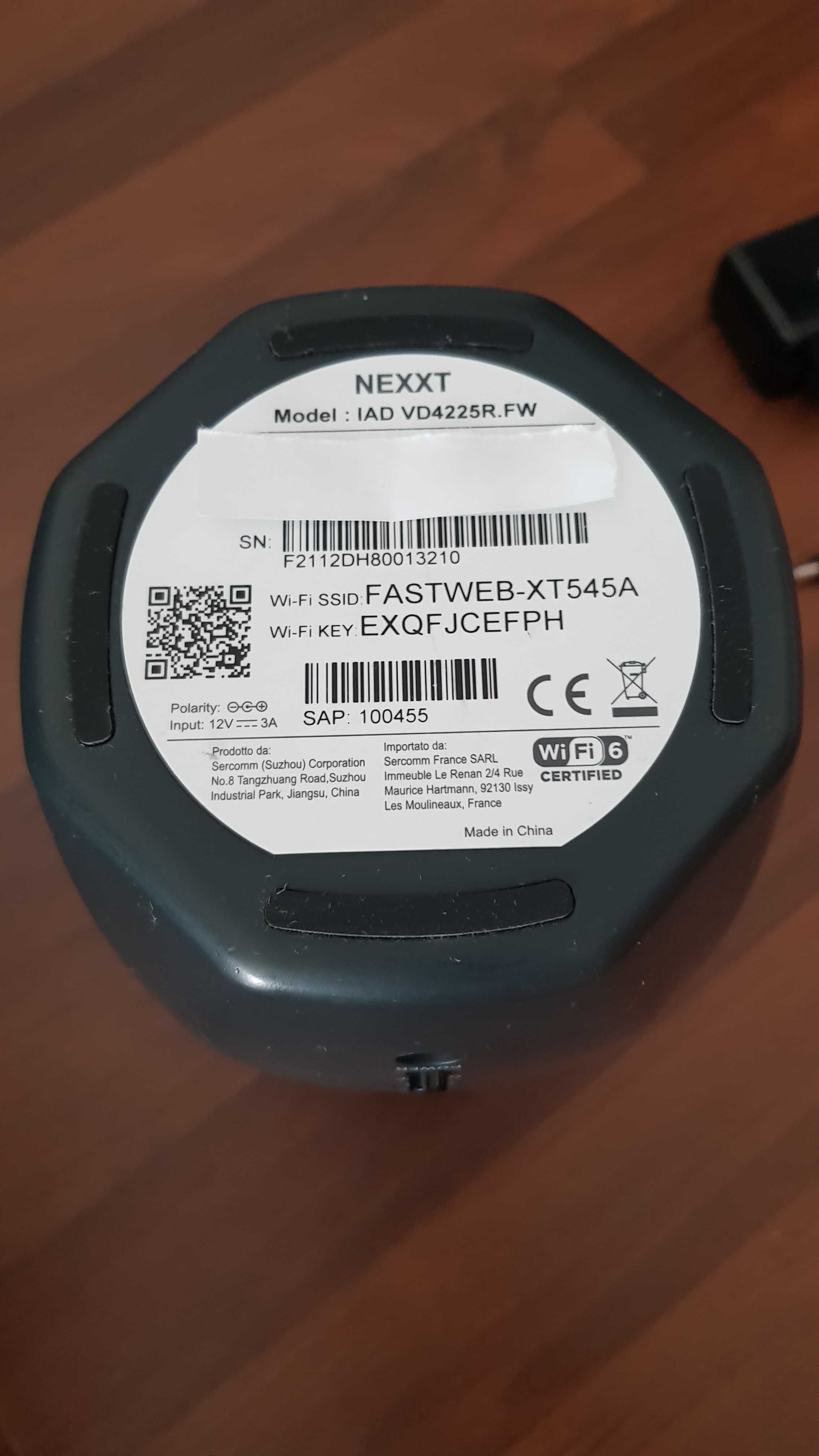 Router WiFi 6 Mesh 128 Dispozitive simultan Fastweb cu echo Alexa