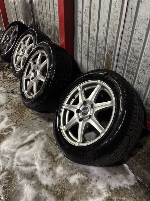 Jante PLW 16 inch cu cauciucuri si prezoane 5x120