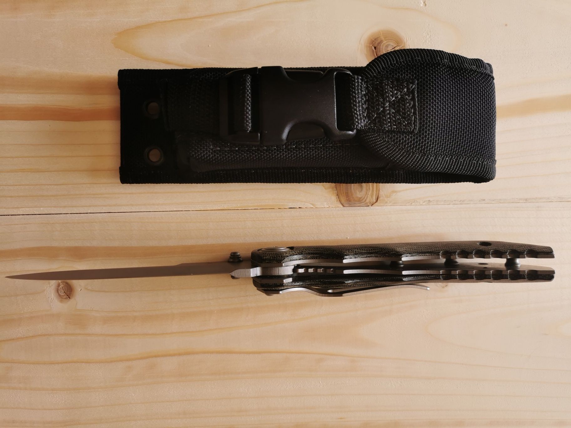 Рядък колекционерски нож Lone Wolf Harsey