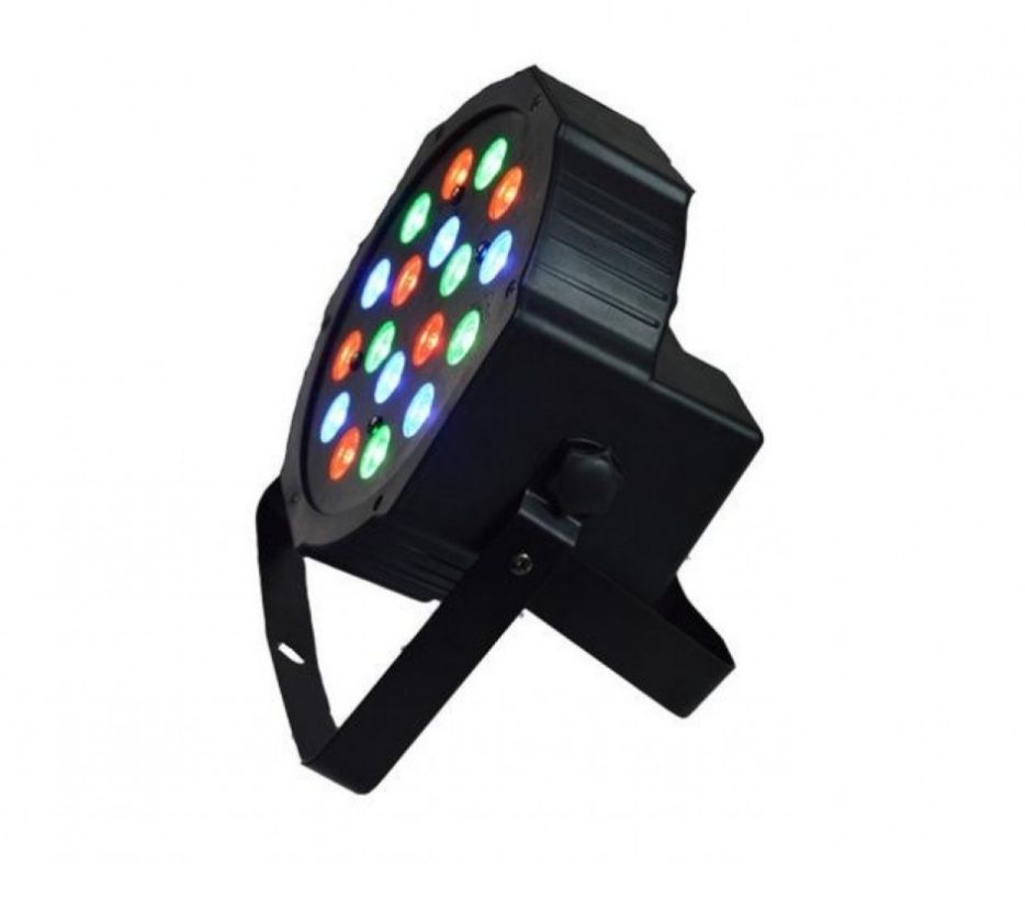 Proiector joc lumini PAR LED cu 18 led uri RGB disco