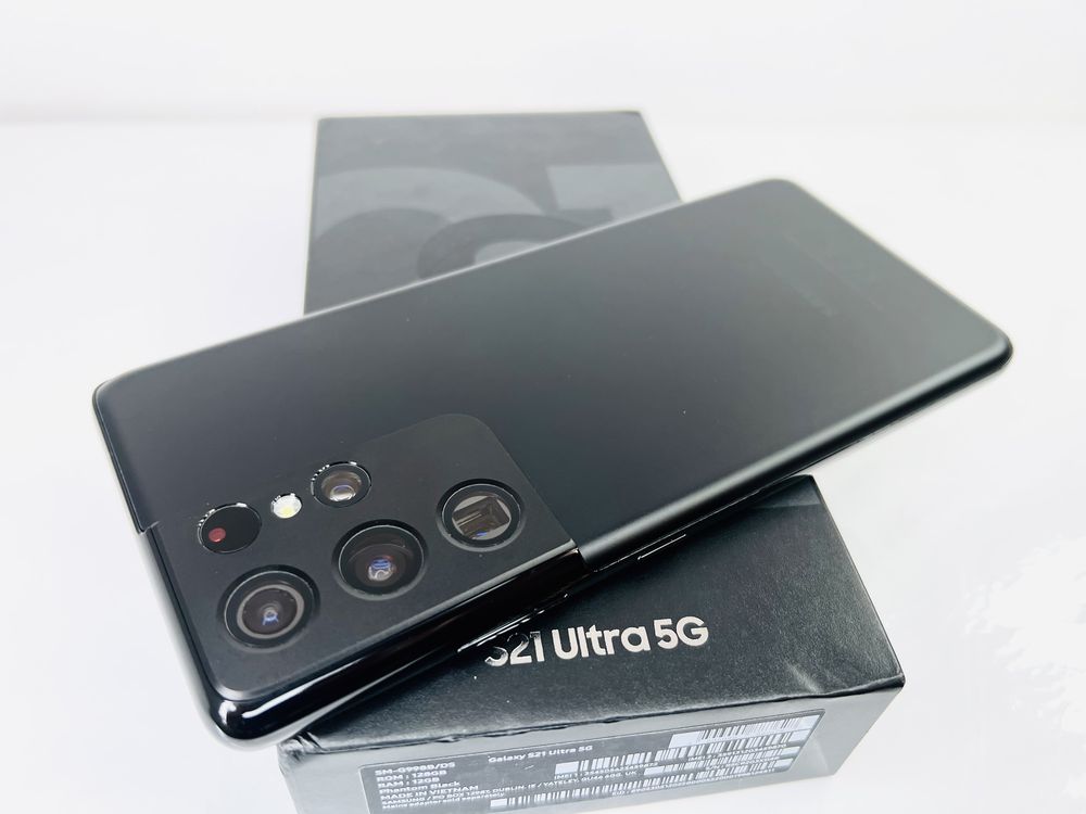 Samsung Galaxy S21 Ultra 5G 256GB 12RAM Black Отличен! Гаранция!