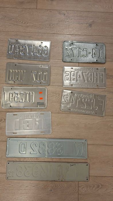 Автомобилни номера САЩ за украса,колекция-сет 9 бр.