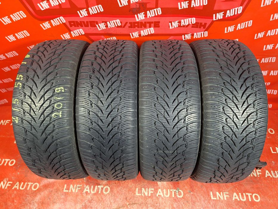 Anvelope de IARNA - 215/55/18 - NOKIAN - 8 MM - DOT 2019 !