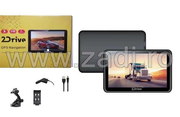 GPS 7" - Auto/Camion - 256MB/ 8 GB / Harti toata Europa- actualizat