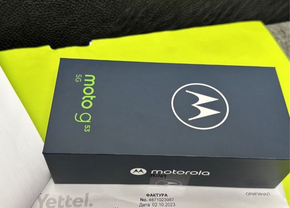 128GB Motorola G53 5G Гаранция Yettel 2026г. Ink Blue Син