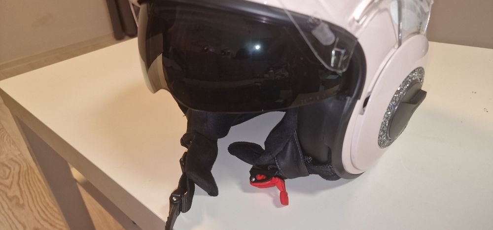 Cască deschisă SHARK NANO CRYSTAL de Swarovski roz