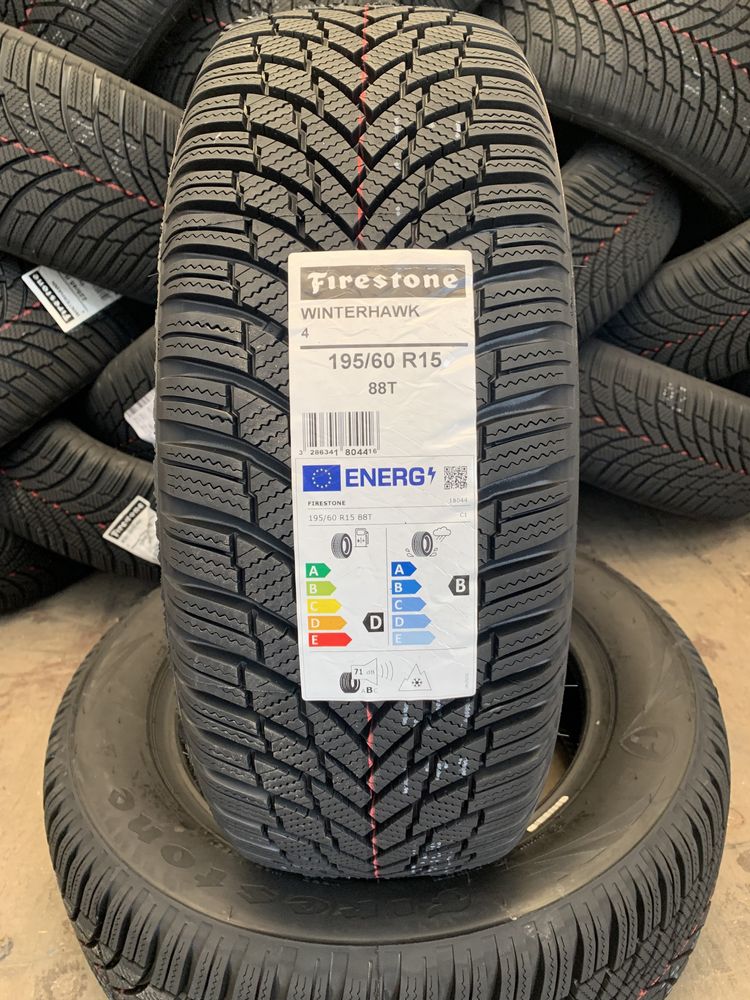 Нови зимни гуми FIRESTONE WINTERHAWK 4 195/60R15 88T НОВ DOT