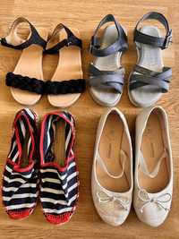 Lot papuci nr 34 (sandale, pantofi, saboți)