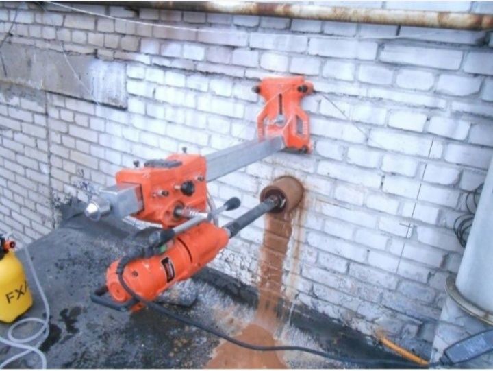 Almazni bur beton g'ish bulok teshish,istalgan razmerdagi teshiklar