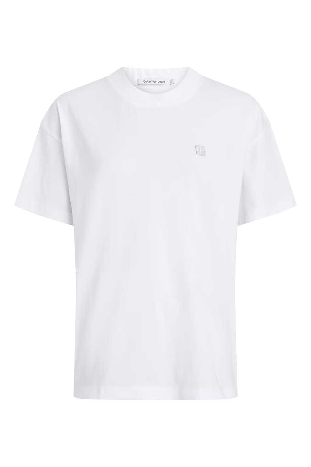 Tricou din bumbac CALVIN KLEIN JEANS, ALB