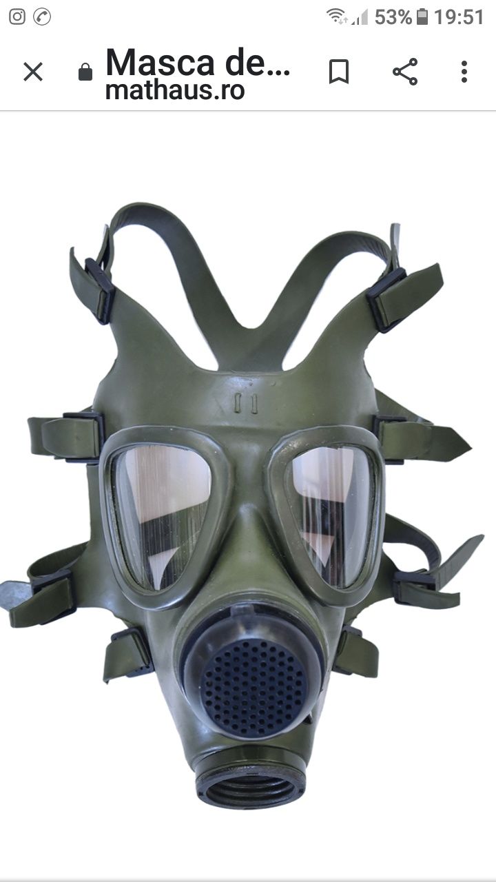 Masca de gaze militara