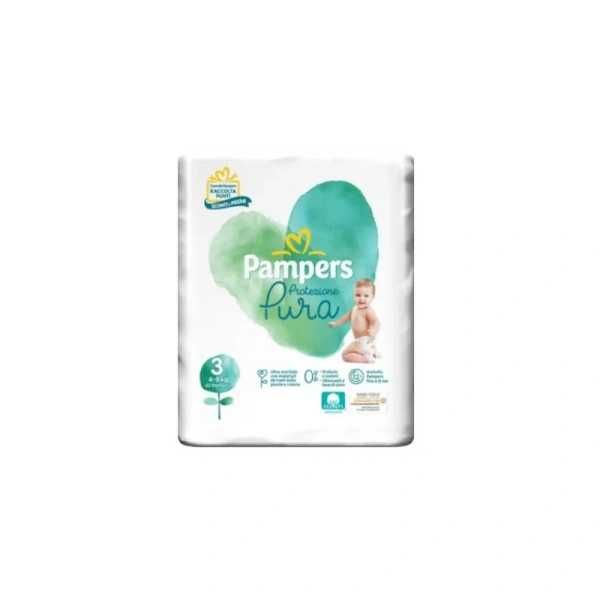 Pampers Pure Protection Midi пелени размер 3 (4-9 кг) 22 бр
