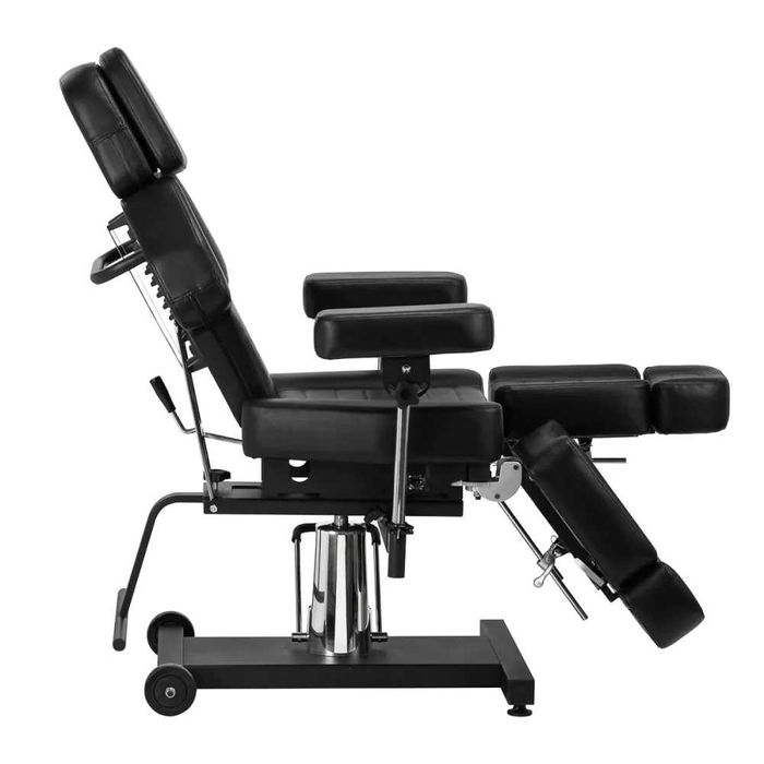 Scaun hidraulic profesional pentru tatuaj Pro Ink 601A-negru