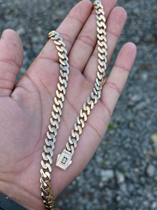 Lant aur cuban monaco14K nou 26gr