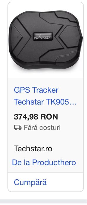 GPS Tracker Techstar Nou
