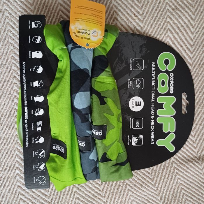 Set 3 bucati Bandana multifuncțională Oxford