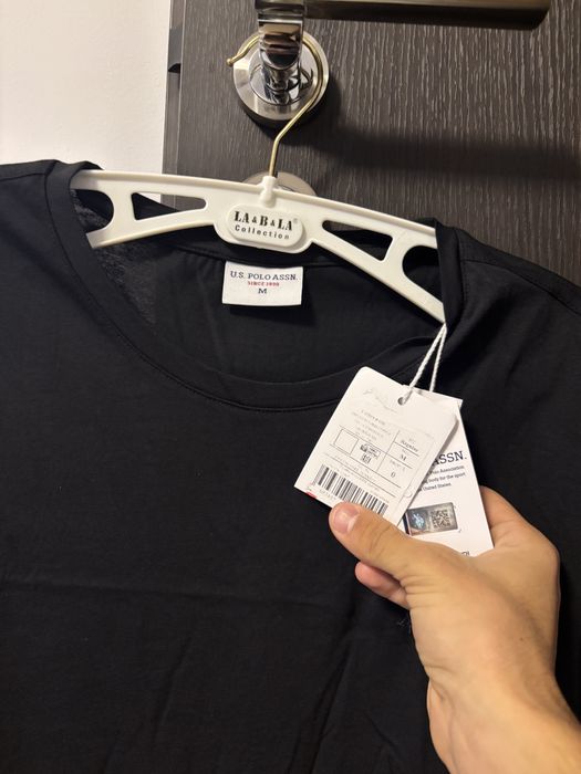 Tricou barbati U.S.Polo Assn.Marimea M,nou,nepurtat,culoarea neagra