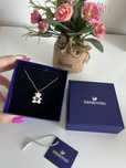 Колие Swarovski с мече