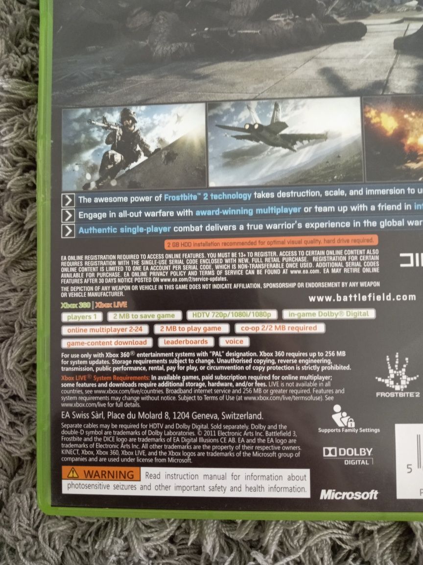Transport 14 lei orice Joc/jocuri Battlefield 3 Xbox360/xbox one