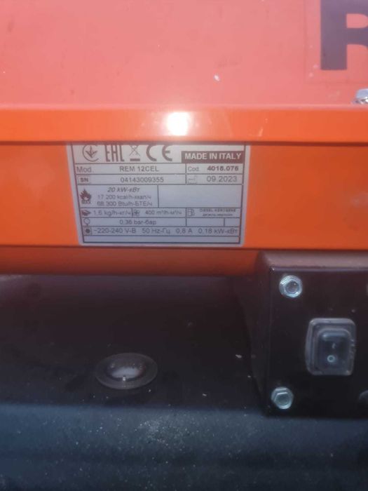 Tun de aer cald diesel REM 12CEL - 20 kW, ca nou
