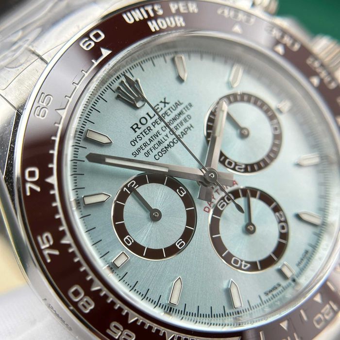 rolex daytona 4131 сребърен/платинен отворен гръб